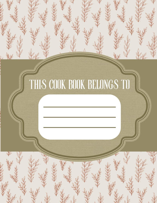 This Cook Book Belongs To