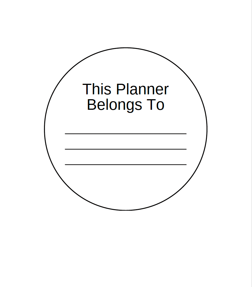 Planner 2025